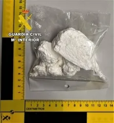 Detienen en la provincia de Burgos a un varón de 77 años con 101 gramos de cocaína