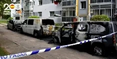 Detenido en Burgos por provocar dos incendios por venganza que calcinaron cuatro vehículos