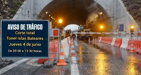 Este jueves se corta el túnel de Islas Baleares en Burgos