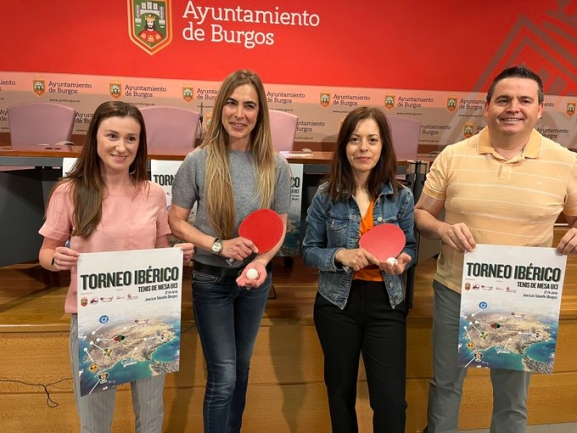 Burgos acoge el Torneo Ibérico de Tenis de Mesa sub13, diez años después
