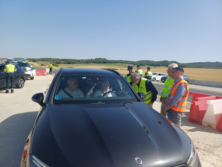 Tráfico aumenta la vigilancia sobre los tramos de carreteras en obras en Burgos