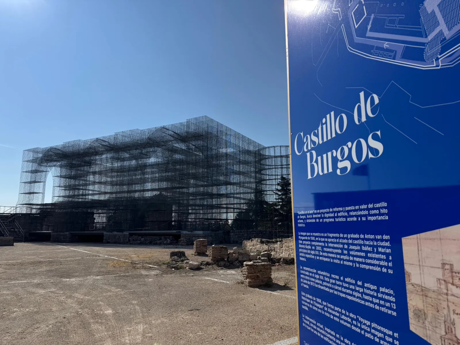 La fortaleza del Castillo de Burgos reabre este sábado tras tres años de obras
