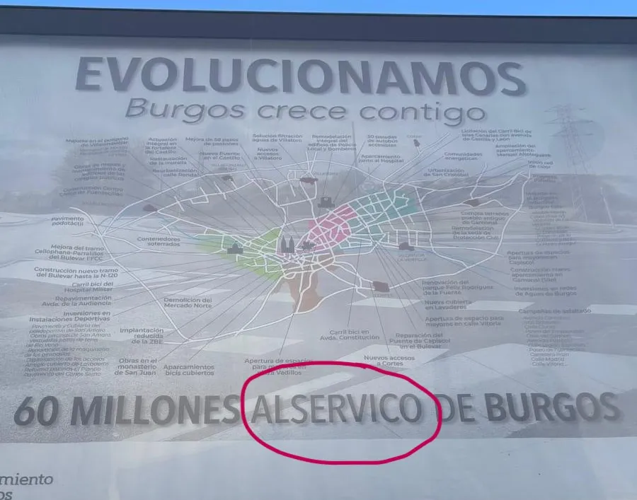 Más de 1.800&euro; para una campaña de autobombo del Ayuntamiento de Burgos con faltas de ortografía