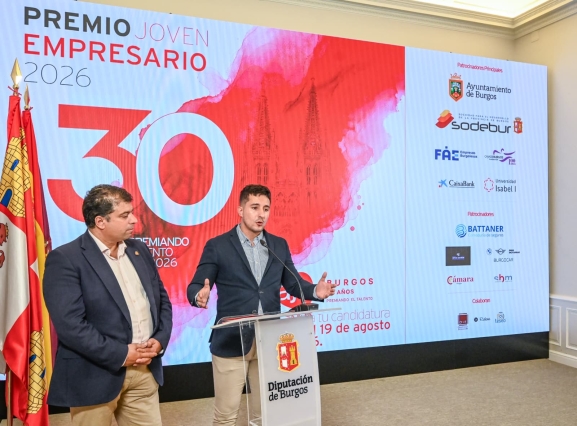 El Premio Joven Empresario de Burgos celebra su 30 aniversario con una nueva edición para reconocer el talento emprendedor