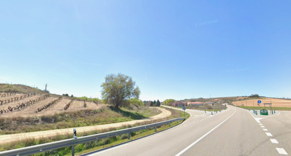 Muere un hombre en una colisión entre dos turismos en Fuentecén (Burgos)
