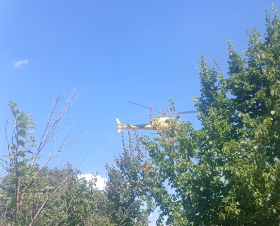 Un nuevo incendio de vegetación moviliza a bomberos y medios forestales en Burgos