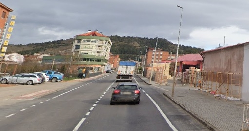 Herido un motorista en Belorado en la Avenida Burgos