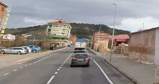 Herido un motorista en Belorado en la Avenida Burgos