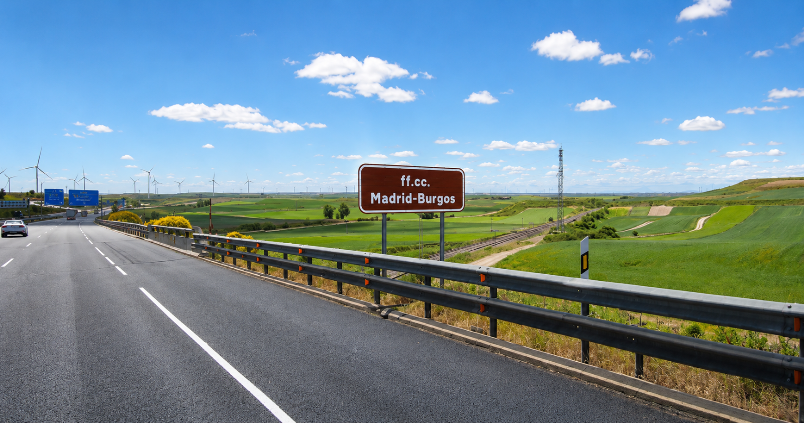 Un camión arde en la A-1 en sentido Madrid a la altura de Villagonzalo Pedernales