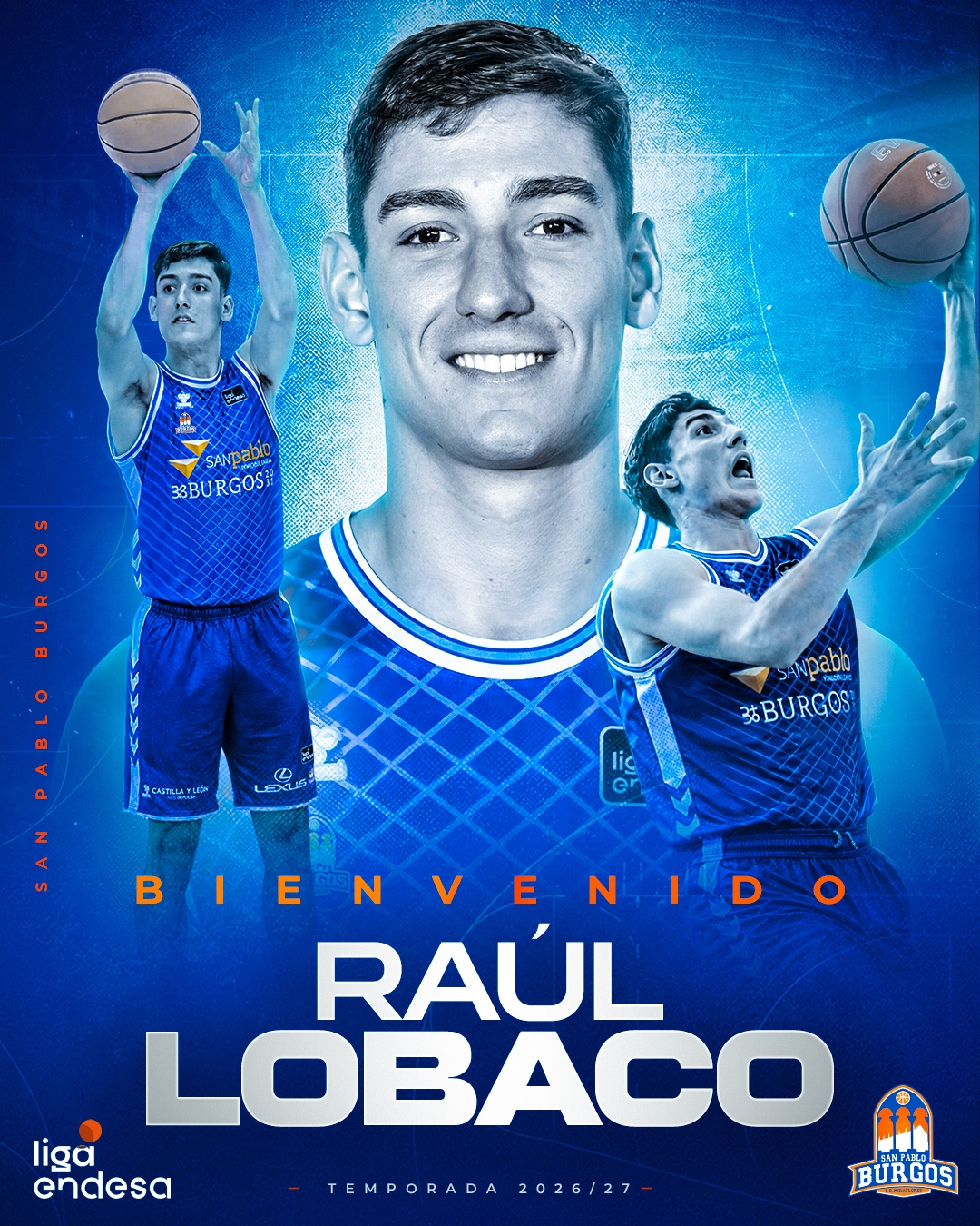 San Pablo Burgos incorpora al jugador Raúl Lobaco
