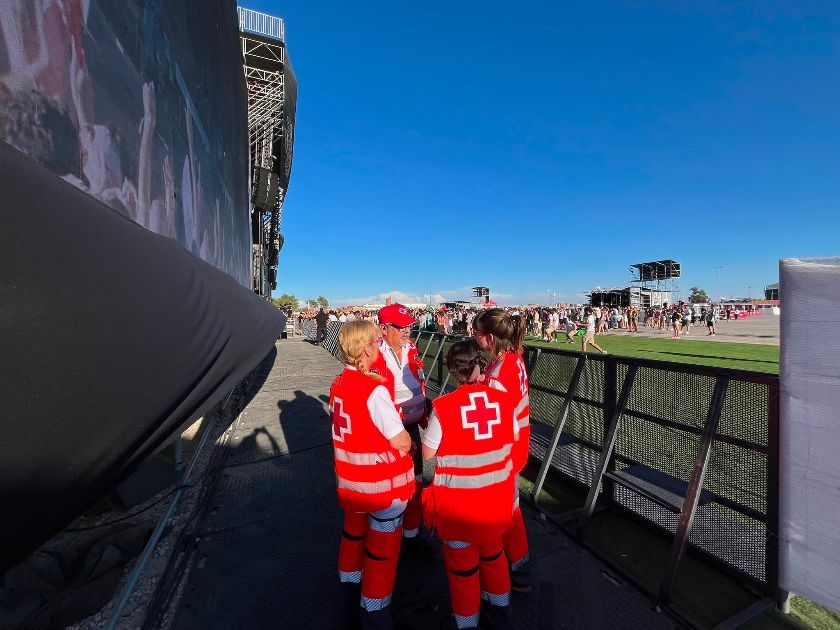 Cruz Roja atendió a cerca de 400 personas durante el Sonorama en Aranda de Duero 