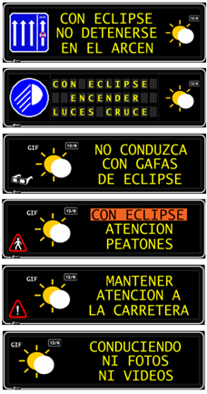 Tráfico instala dispositivos especiales en la provincia de Burgos con motivo del eclipse