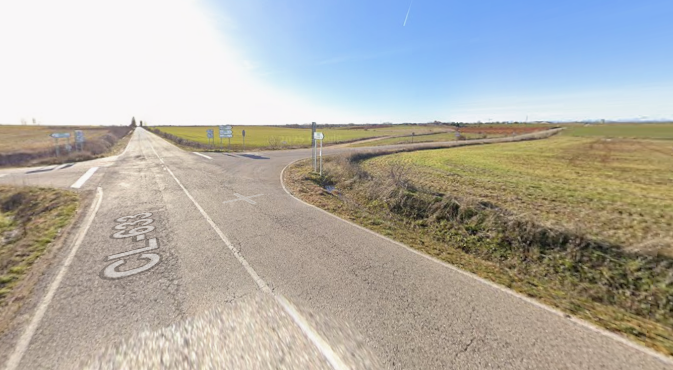 Cortada al tráfico la carretera BU-601 de Melgar de Fernamental al cruce con la BU-610