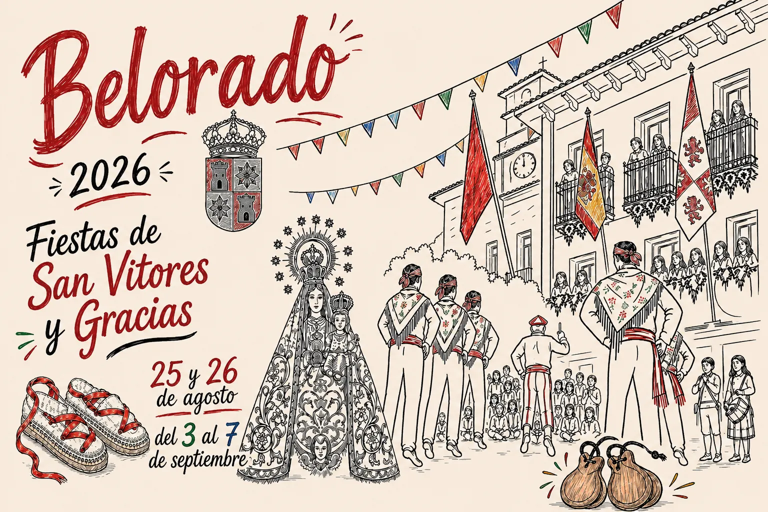Belorado encara cinco días de fiestas con tradición, música, danzas y actividades populares