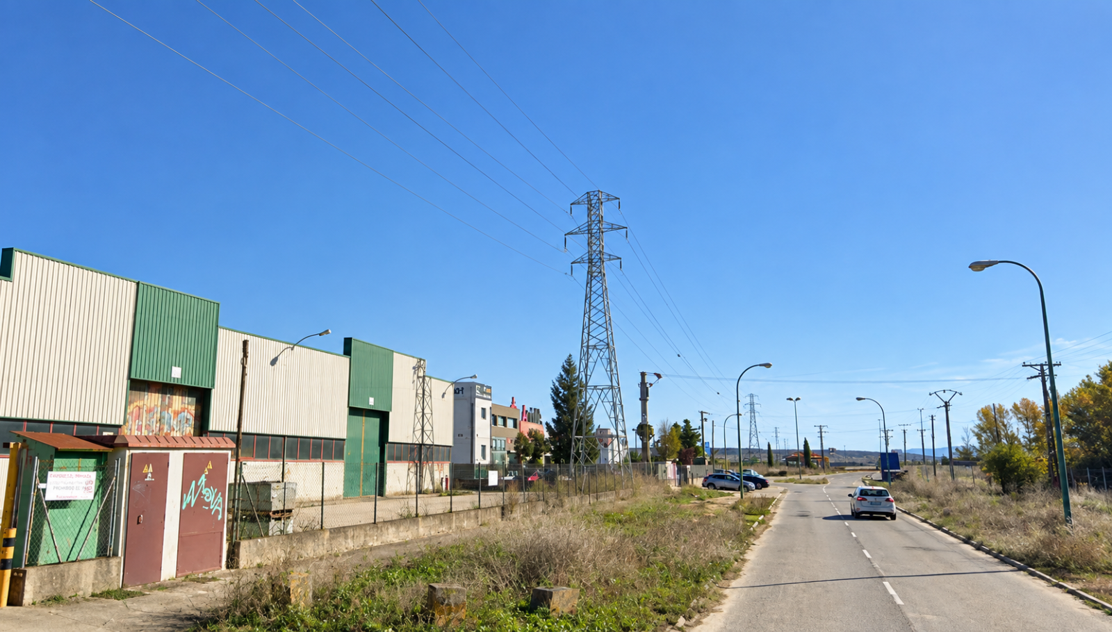 Muere un hombre de 40 años tras caer del tejado de una nave industrial en Burgos