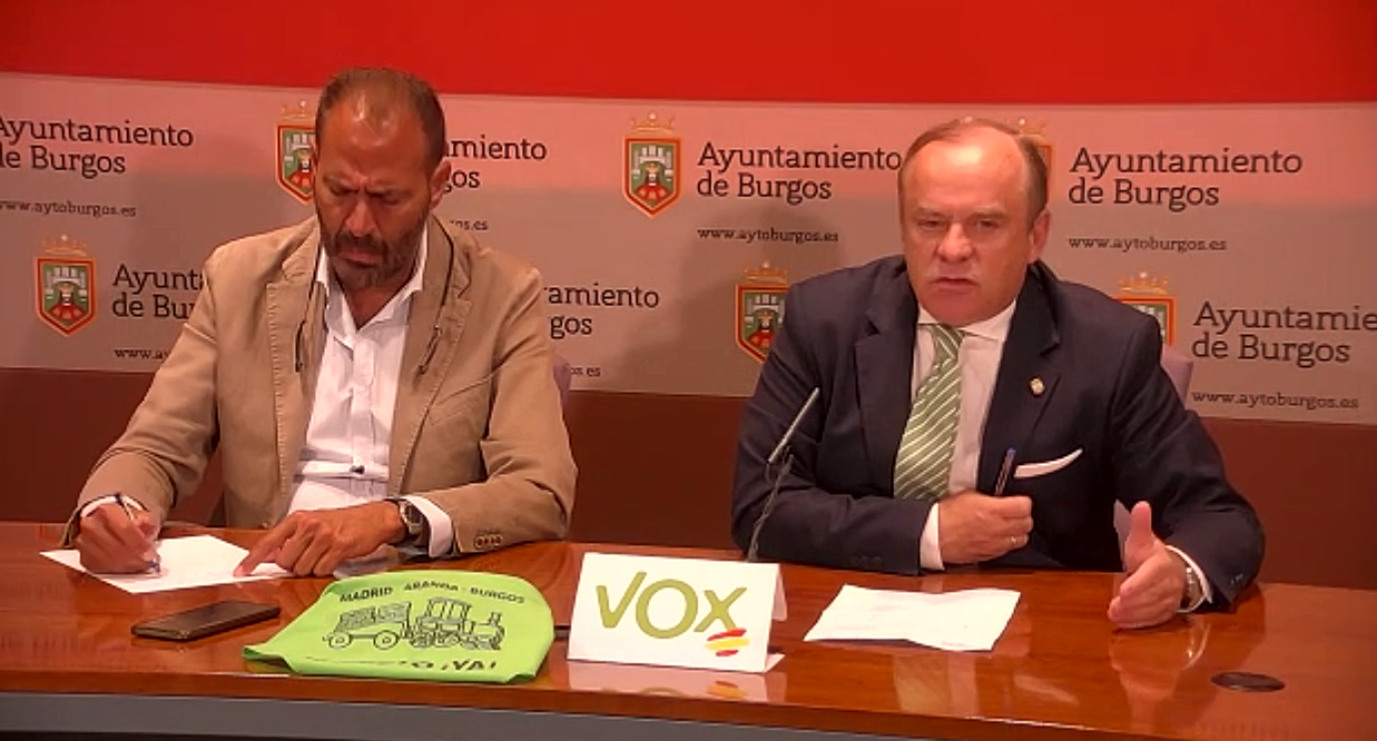 Vox Burgos critica la política de comunicación del Ayuntamiento