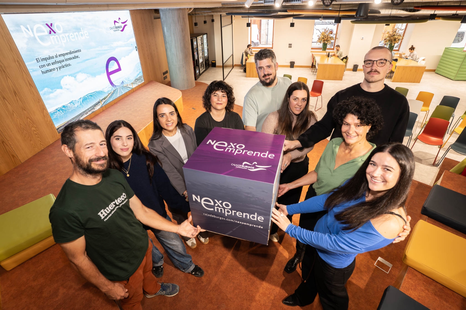 Ocho nuevos proyectos empresariales se incorporan al programa Nexo Emprende de la Fundación Caja de Burgos