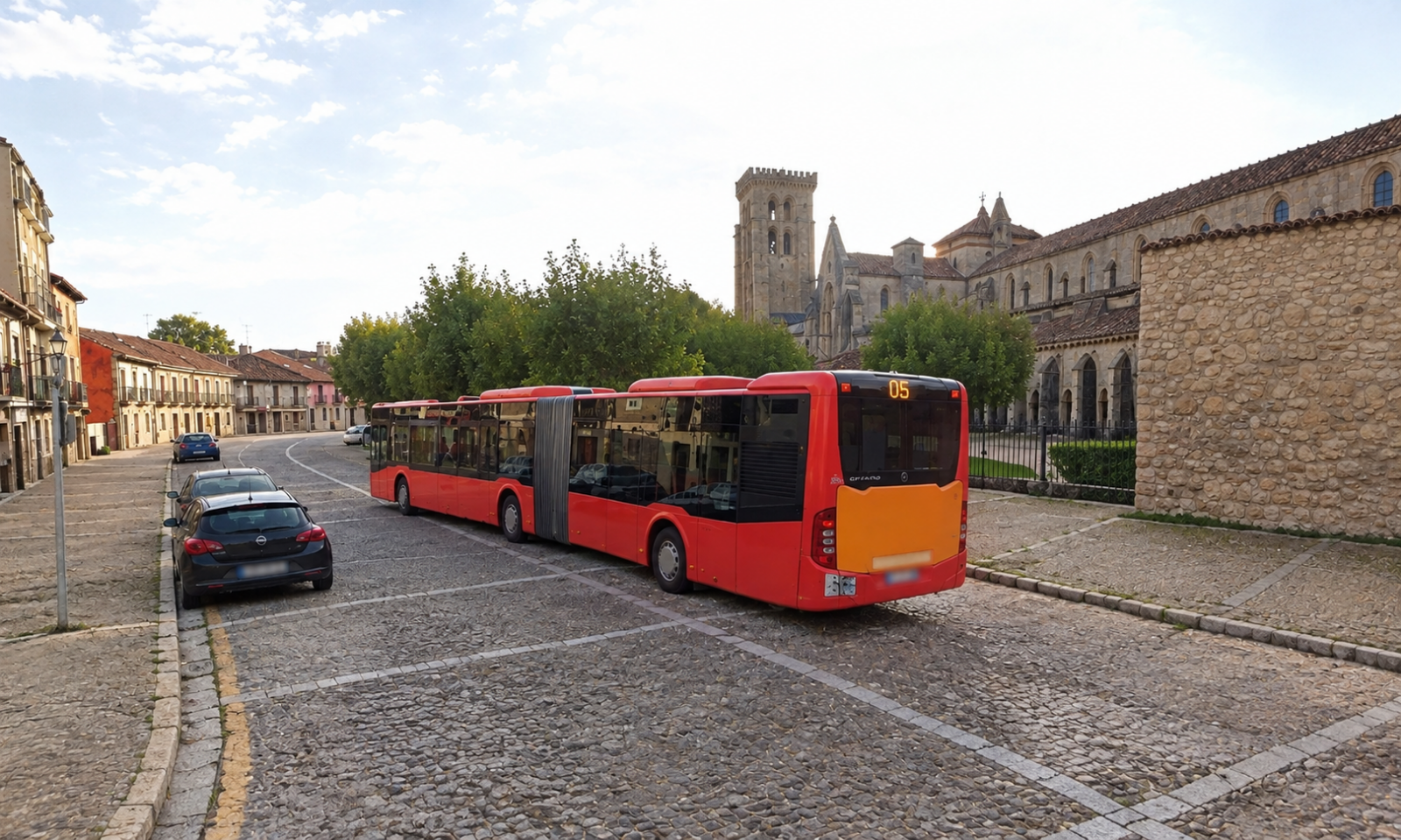 Las obras de Alfonso VIII obligan a desviar cinco líneas de autobús en Burgos