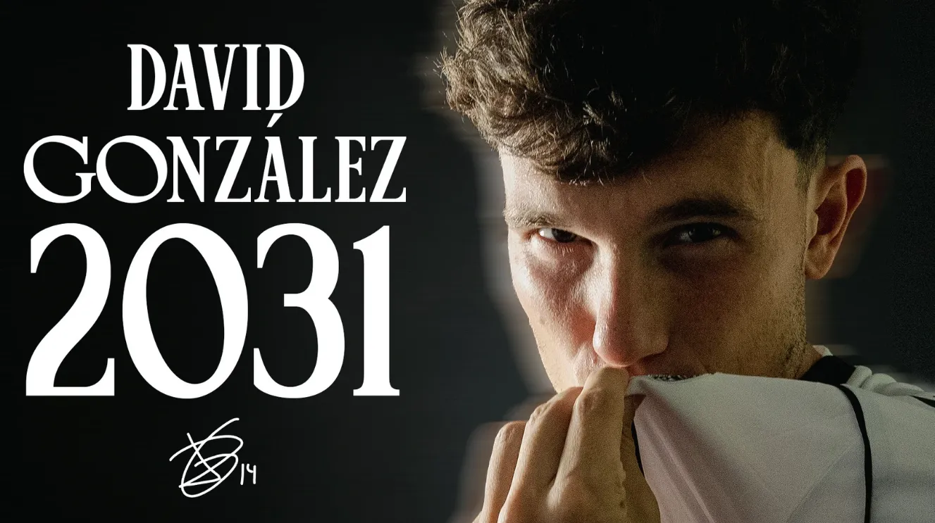 David González renueva con el Burgos CF hasta 2031